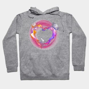 Colorful Smoky Heart Hoodie